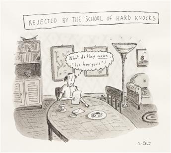 ROZ CHAST (1954- ) “Rejected by the School of Hard Knocks. [NEW YORKER / CARTOONS]